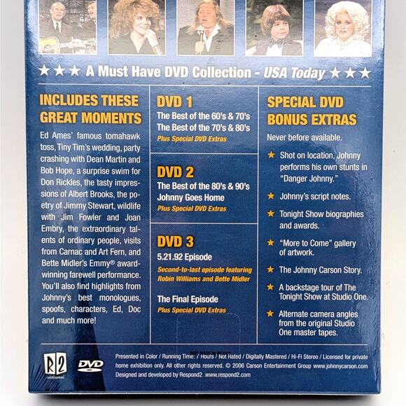 The Ultimate Collection Starring Johnny Carson – The Tonight Show Sealed DVD Set - Picture 5 of 6